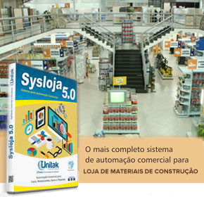 Sysloja 5.0 para Lojas de Materiais de Construção