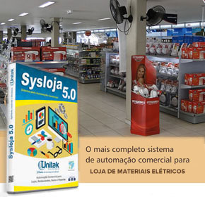 Sysloja 5.0 para Lojas de Materiais Elétricos