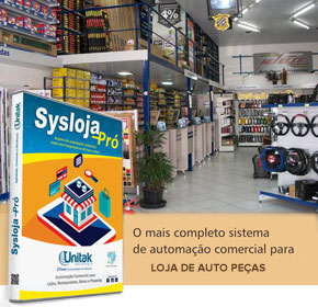 Sysloja PRO para Lojas de Auto Peças